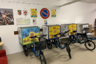 Cassa di trasporto per i Cacciatori di briciole di Bolzano