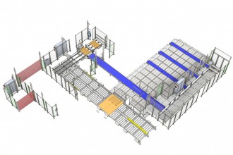 Nastri di trasporto modulari, rulliere, pedane, recinzioni e varie